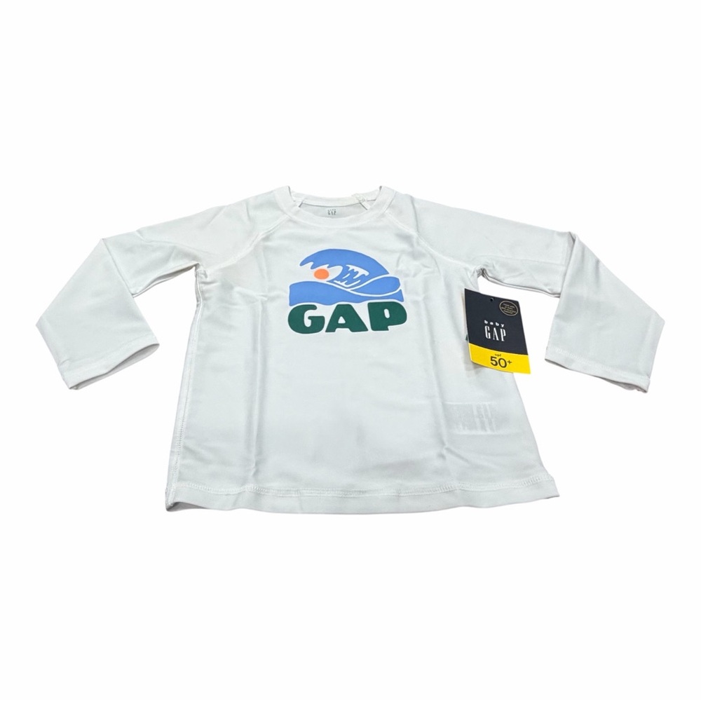 Gap Toddler Swim Rash Guard, Long Sleeve, UV Protection, Various Sizes, NEW